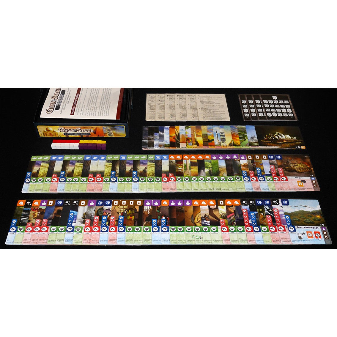 Juego de mesa guns & steel pegi 12