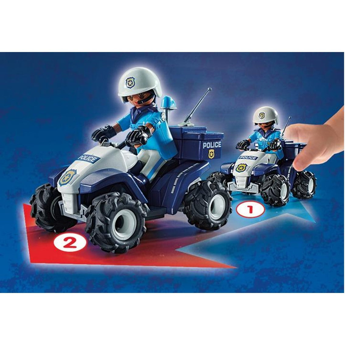 Playmobil policia - speed quad