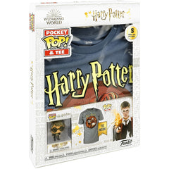 Pop & Tee Harry Potter Funko + Camiseta Trio Talla M
