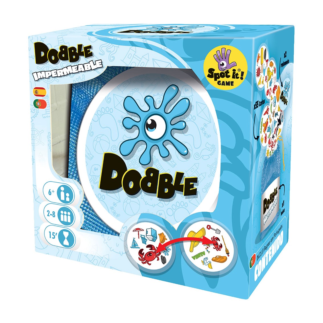 Juego De Mesa Dobble Waterproof Pegi 6