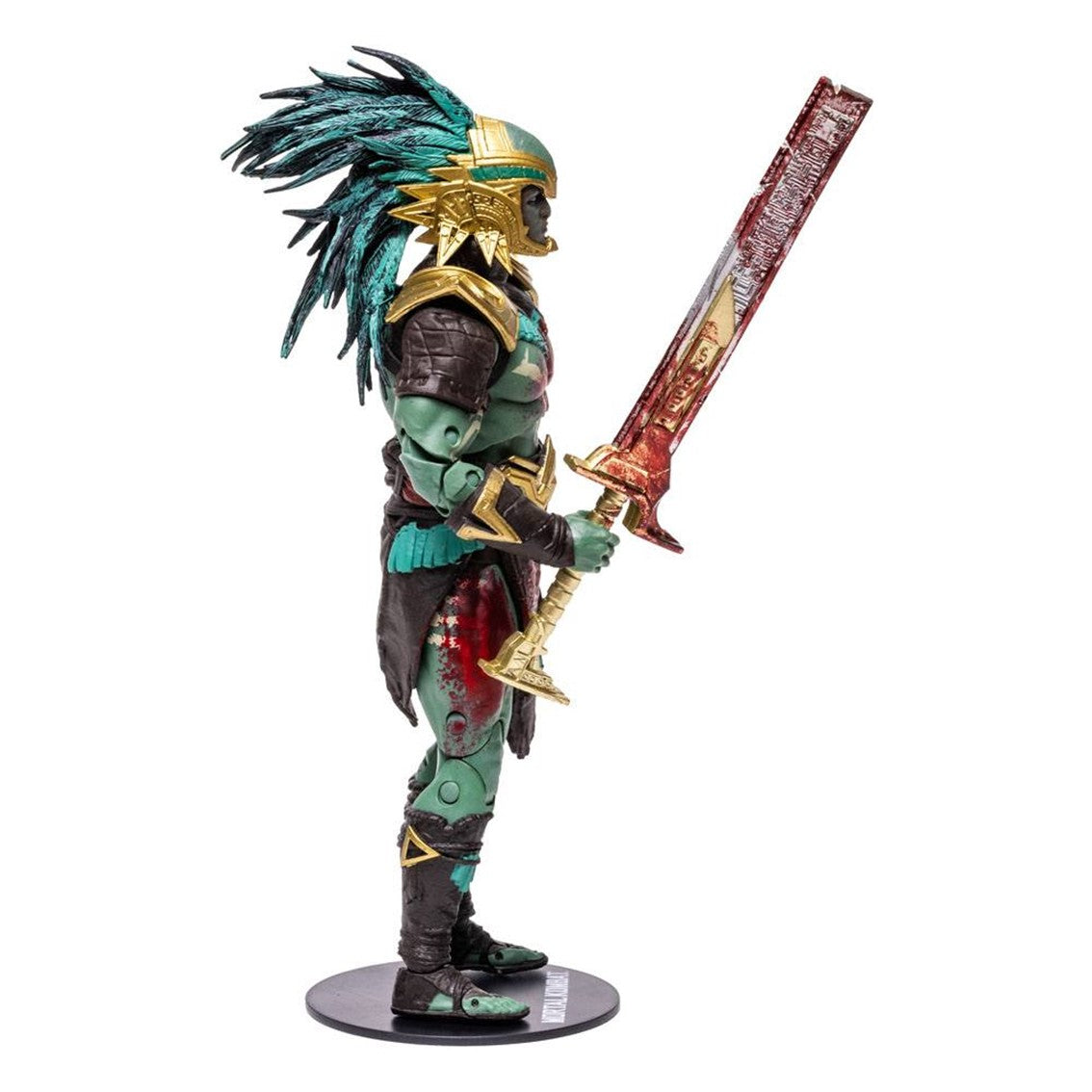 Figura mcfarlane toys mortal kombat kotal kahn (sangriento)