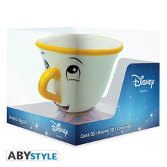 Taza 3d Abystyle Disney La Bella Y La Bestia - Chip