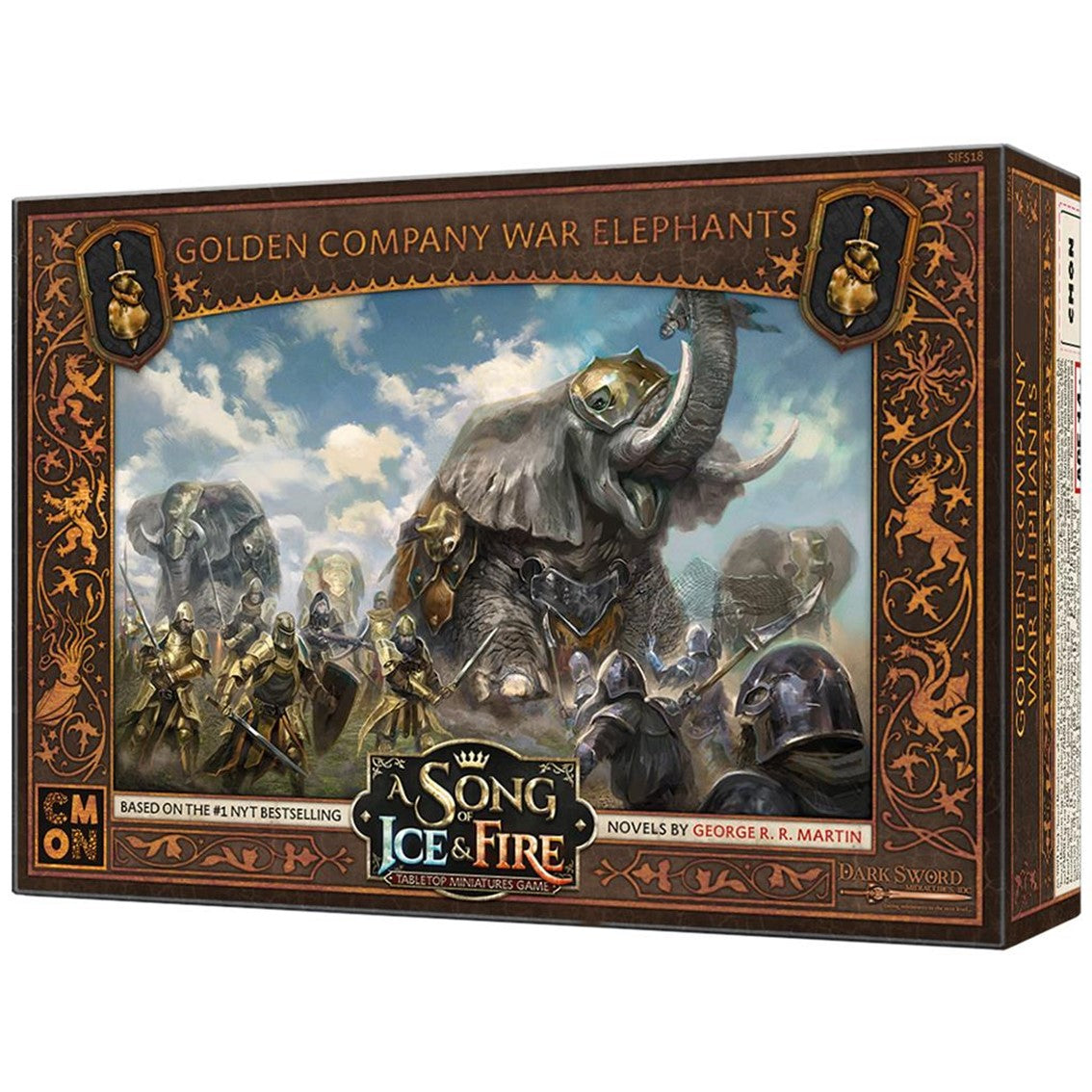Juego de mesa cancion de hielo y fuego: elefantes de guerra de la compaia dorada pegi 14
