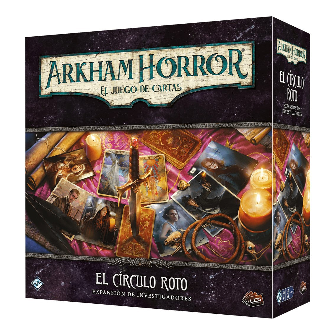 Juego de mesa arkham horror lcg el circulo roto expansion investigadores edad recomendada 14 aos