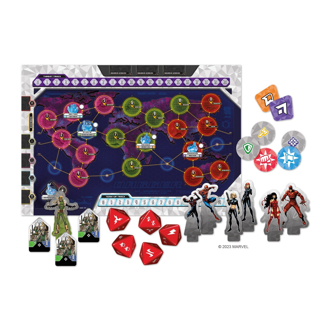 Juego de mesa marvel d.a.g.g.e.r. edad recomendada 12 aos