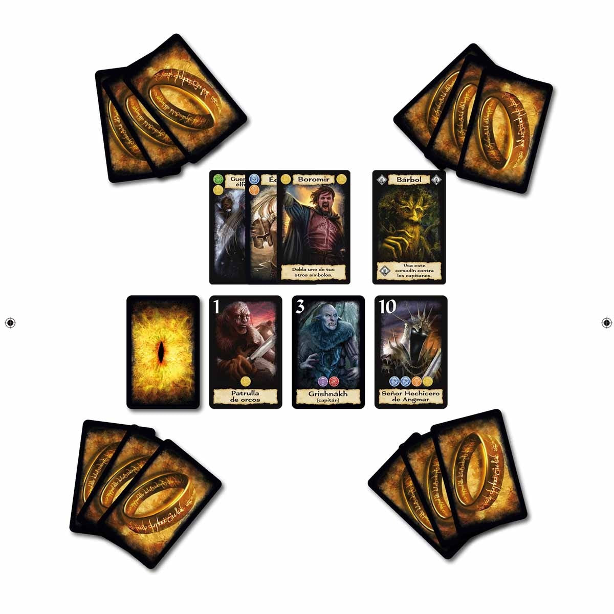 Juego de cartas devir el seor de los anillos batalla por la tierra media