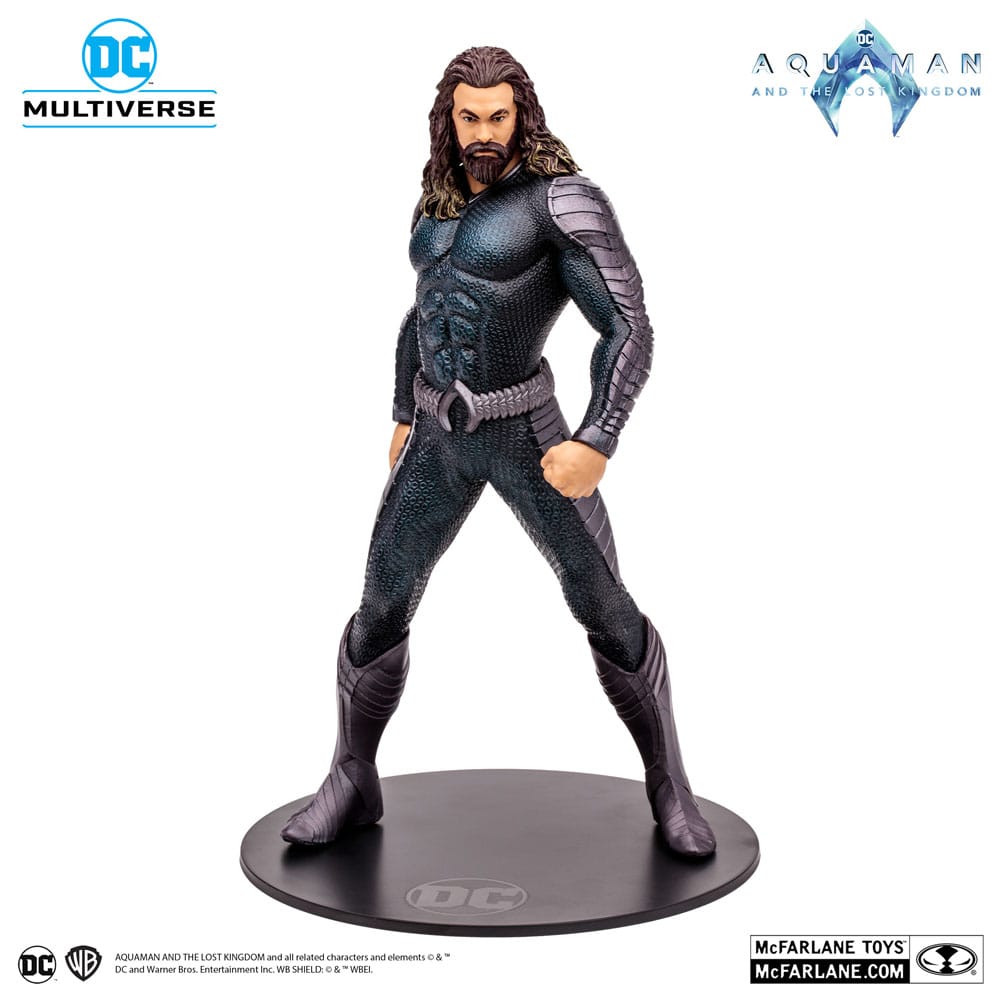 Figura mcfalrne toys dc aquaman 2 movie 12in - aquaman stealth suit 30 cm