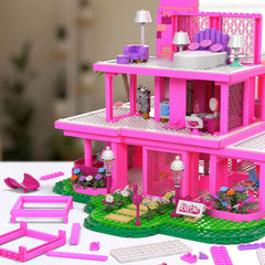 Figura mattel mega construx barbie the movie la casa de los sueos de barbie