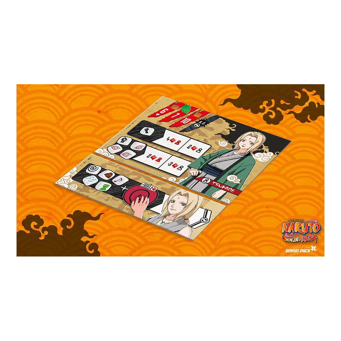 Juego de mesa naruto ninja arena sensei pack edad recomendada 10 aos (ingles)