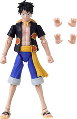Figura bandai one piece anime heroes monkey d. luffy new version