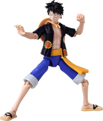 Figura bandai one piece anime heroes monkey d. luffy new version