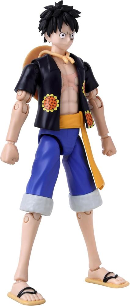 Figura bandai one piece anime heroes monkey d. luffy new version