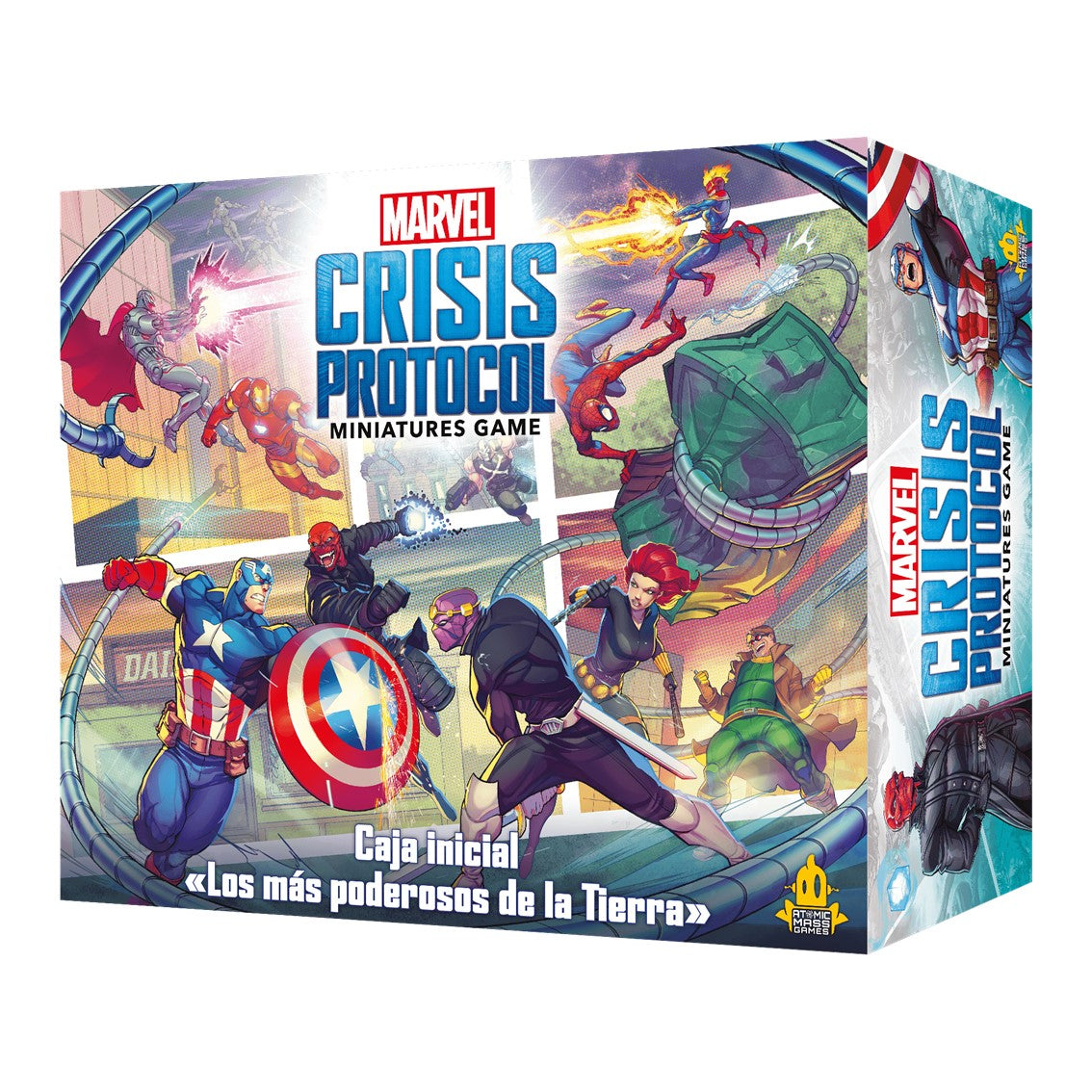 Juego De Mesa Marvel Crisis Protocol Caja Inicial Los Mas Poderosos De La Tierra Edad Recomendada 14 Aos