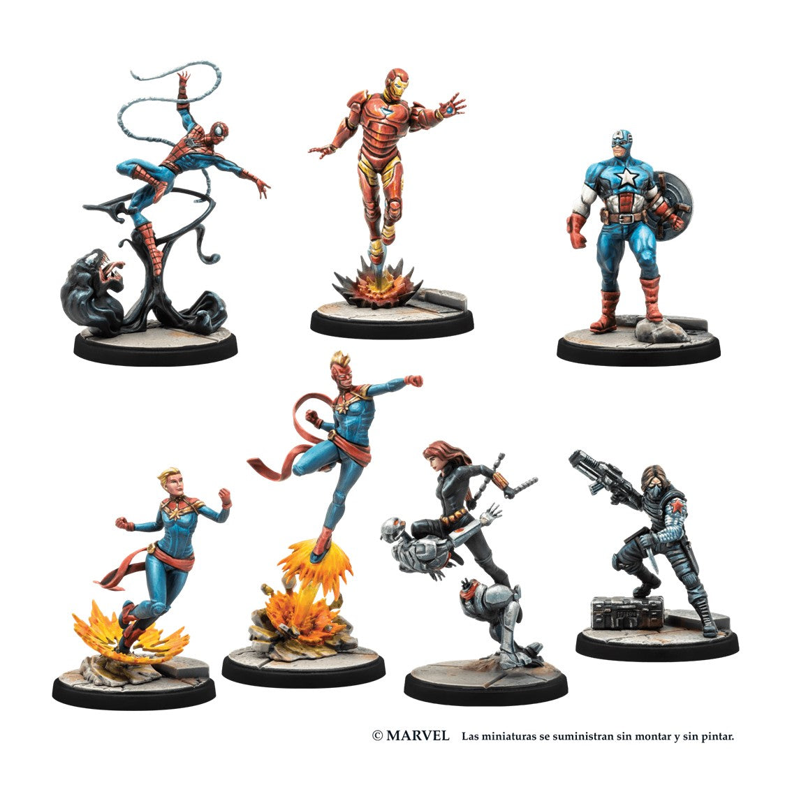 Juego de mesa marvel crisis protocol caja inicial los mas poderosos de la tierra edad recomendada 14 aos