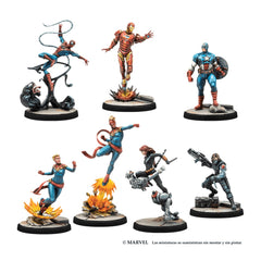 Juego de mesa marvel crisis protocol caja inicial los mas poderosos de la tierra edad recomendada 14 aos
