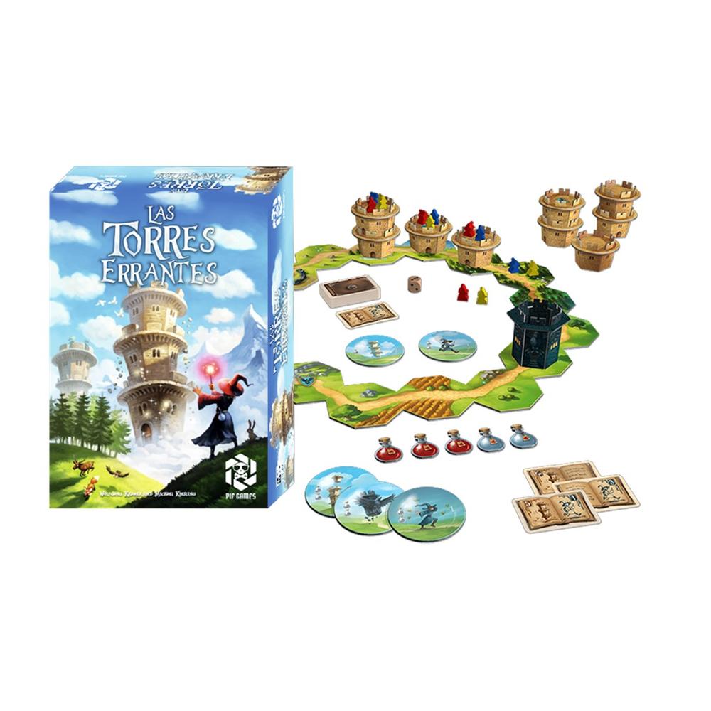 Juego de mesa las torres errantes edad recomendada 8 aos