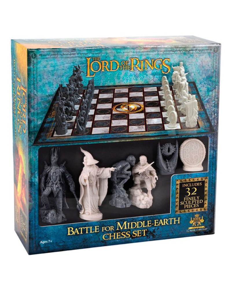 Juego de mesa ajedrez the noble collection el seor de los anillos
