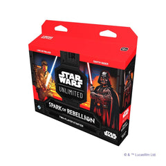 Juego de cartas star wars unlimited spark of rebellion paquete 2 jugadores de inicio (espaol)