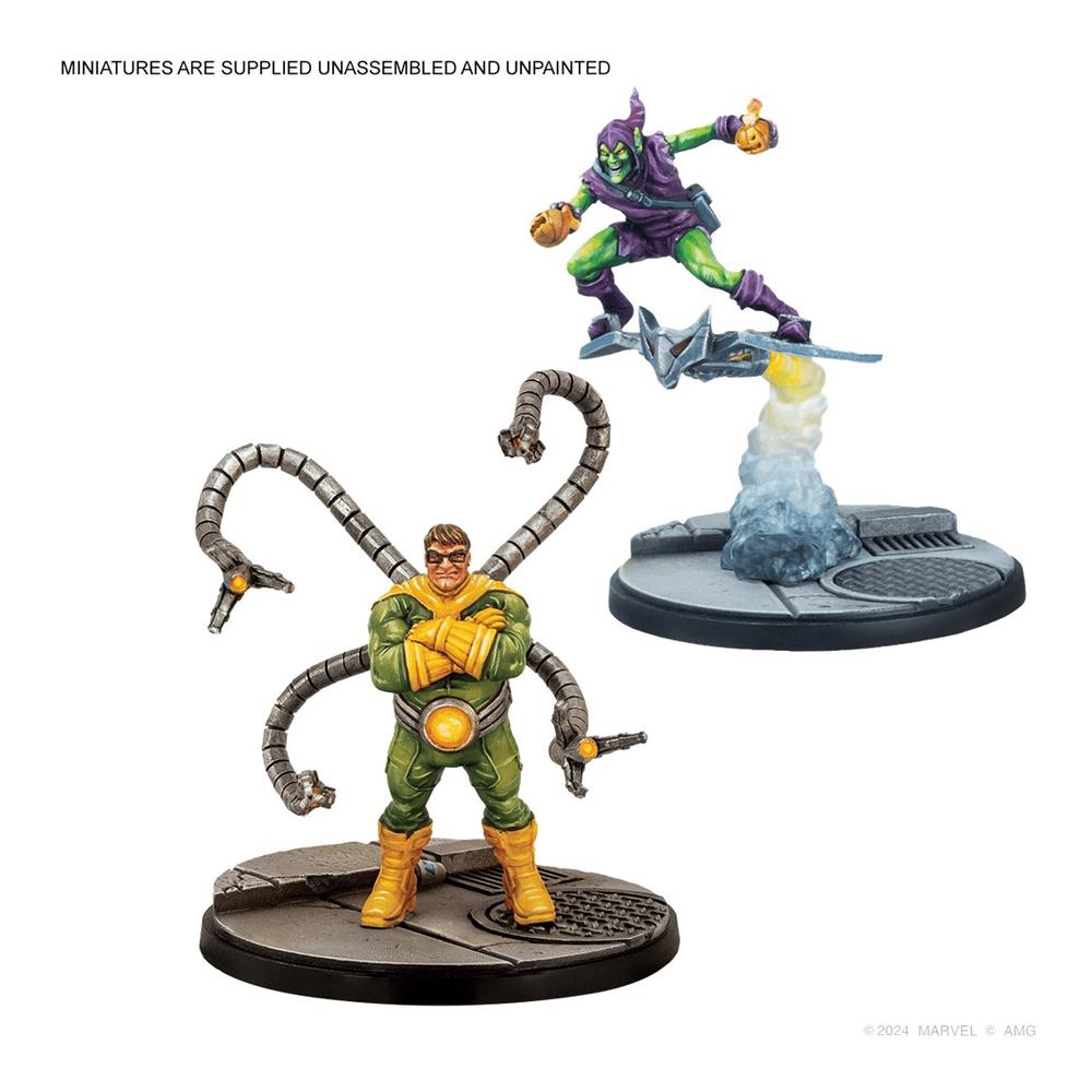 Juego de mesa marvel crisis protocol spider - foes affiliation pack edad recomendada 14 aos