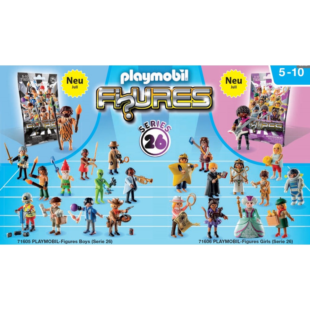 Playmobil desk display figuras nia 48 serie 26