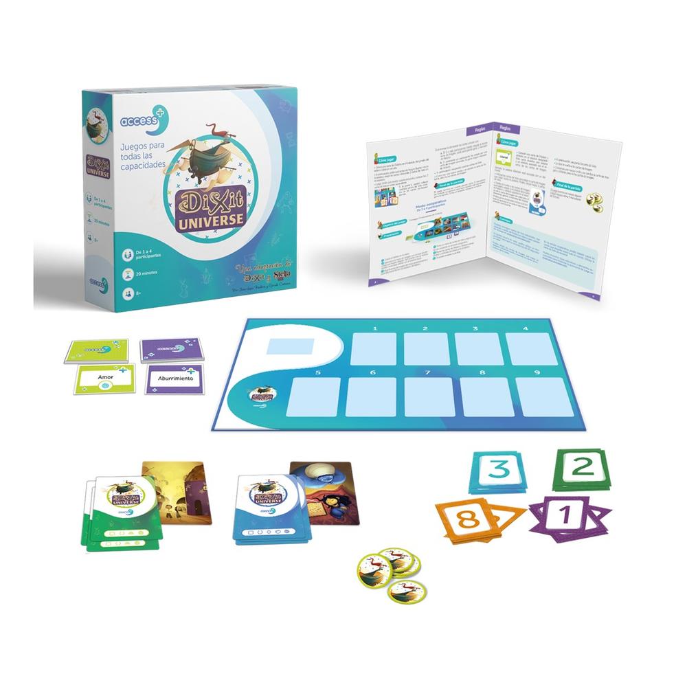 Juego de mesa dixit universe access+ edad recomendada 8 aos