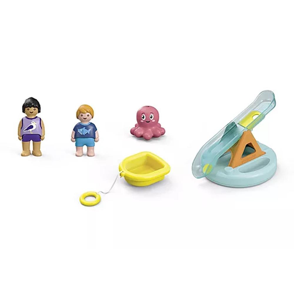 Playmobil junior aqua: isla de bao con tobogán