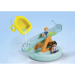 Playmobil junior aqua: isla de bao con tobogán