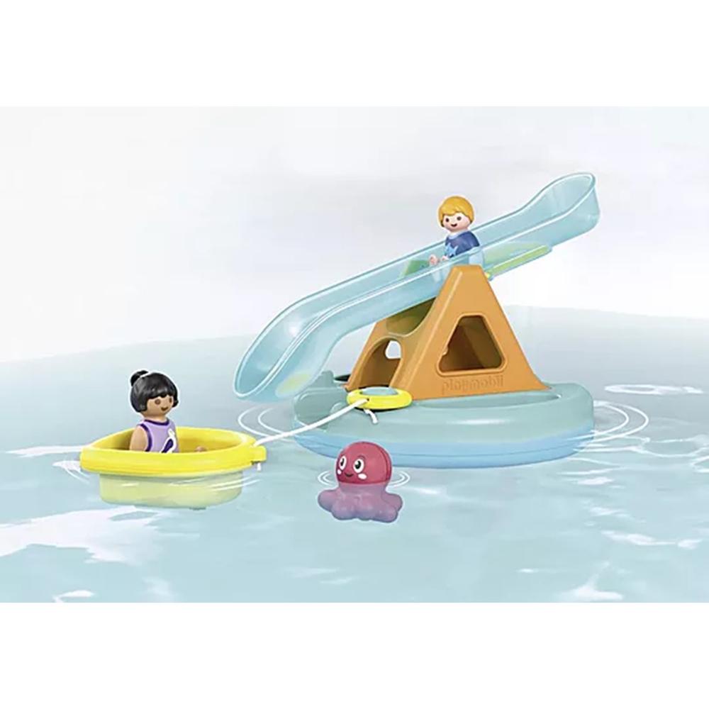 Playmobil junior aqua: isla de bao con tobogán