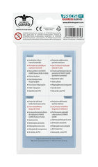 Fundas transparentes de cartas ultimate guard precise - fit cierre reutilizable tamao estándar 100 unidades