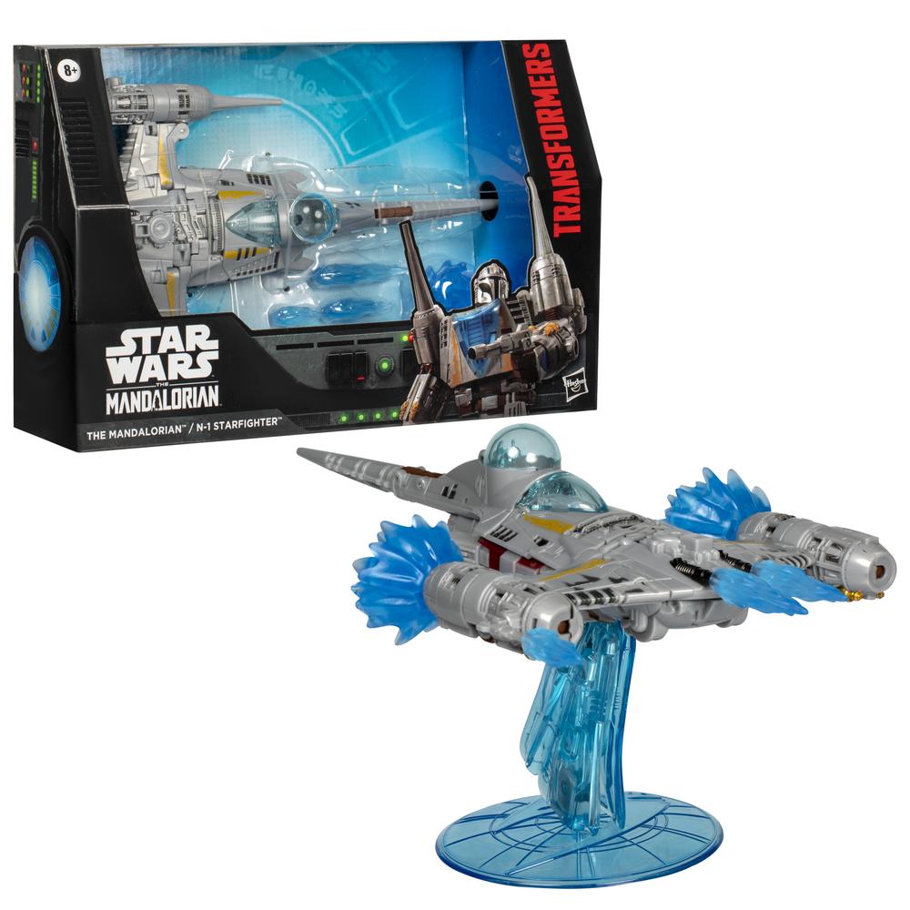 Figura hasbro transformers star wars the mandalorian