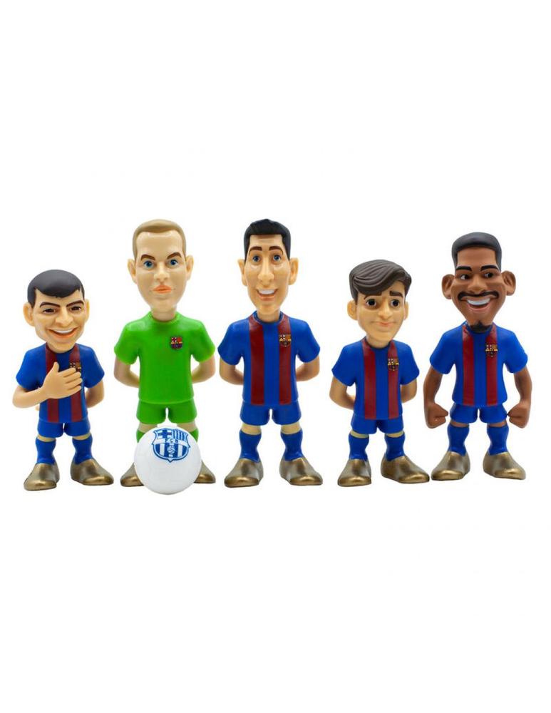 Pack 5 figuras minix fc barcelona