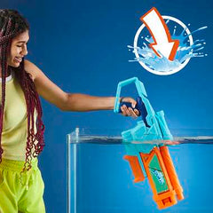 Pistola hasbro nerf super soaker mega dunk fill