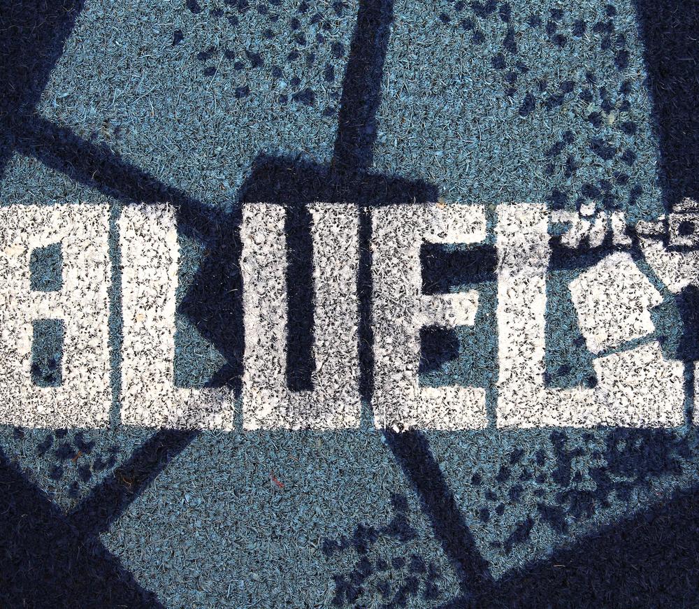 Felpudo 60x40 cm logo2 blue lock