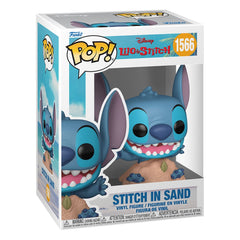 Funko pop disney stitch in sand