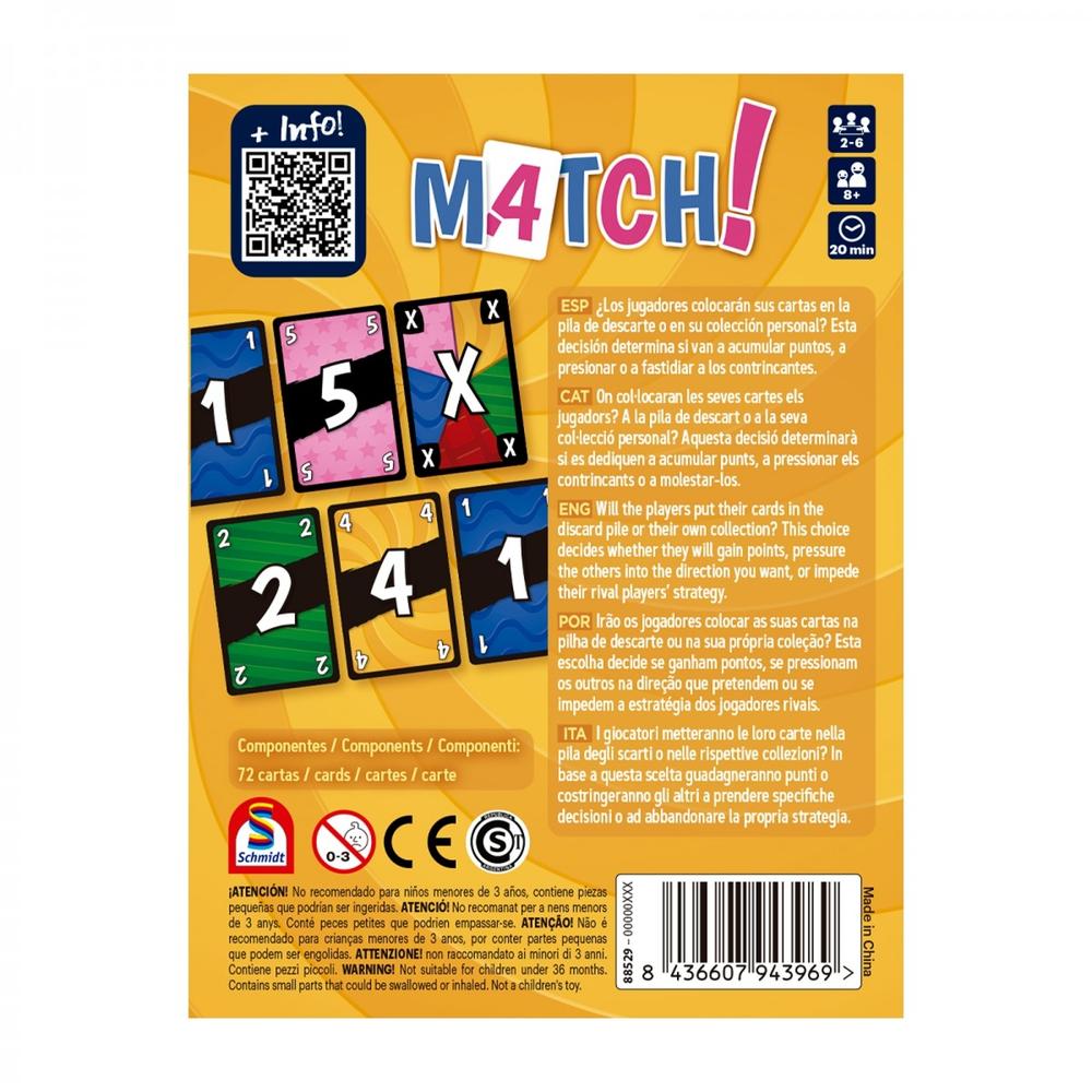 Juego de mesa match pocket