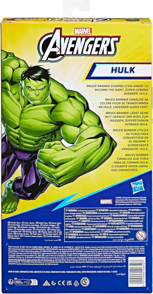 Figura hasbro deluxe titan hero marvel avengers hulk