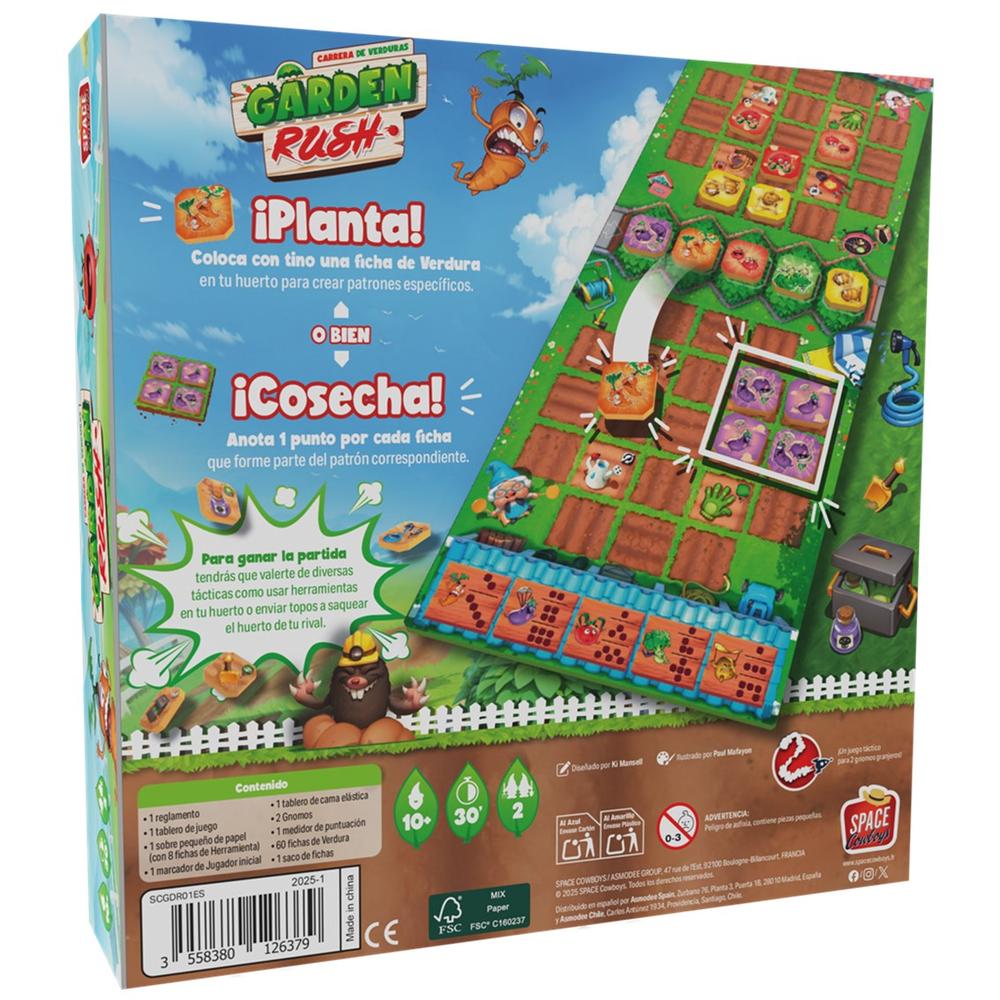 Juego de mesa garden rush