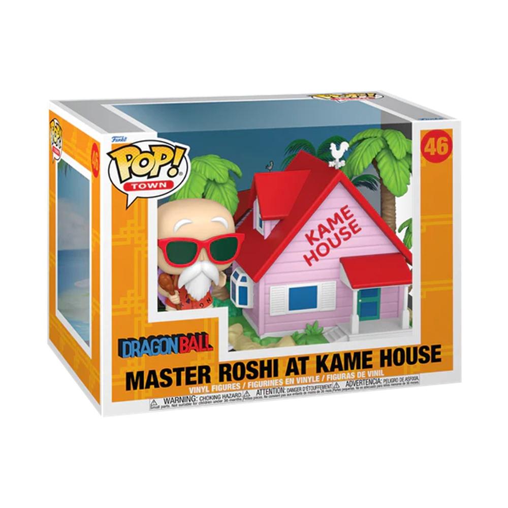 Funko pop town dragon ball master roshi at kame house
