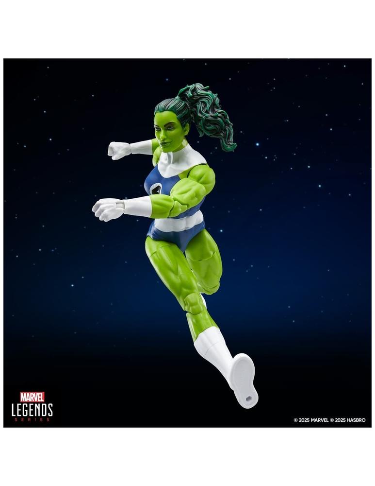 Figura hasbro marvel legends series retro fantastic four she hulk