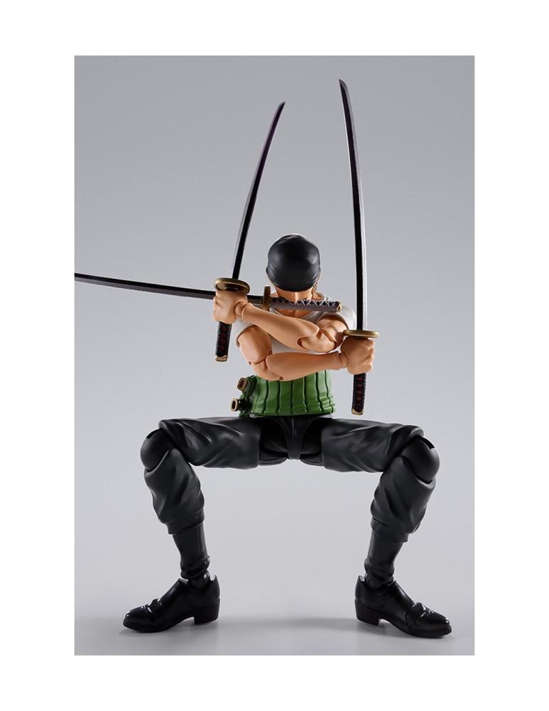 Roronoa zoro - romance dawn - fig. 15 cm one piece sh figuarts re - run