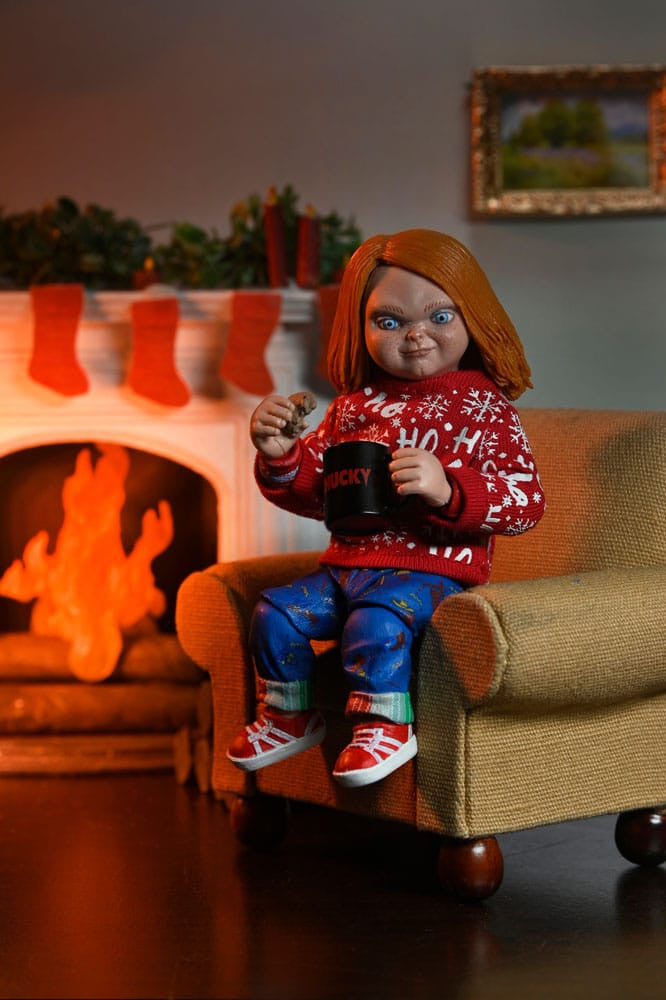 Ultimate chucky holiday edition fig. 18 cm chucky (tv series)
