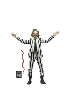 Beetlejuice black and white striped suit scale action fig. 18 cm beetlejuice (1988)