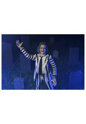 Beetlejuice black and white striped suit scale action fig. 18 cm beetlejuice (1988)