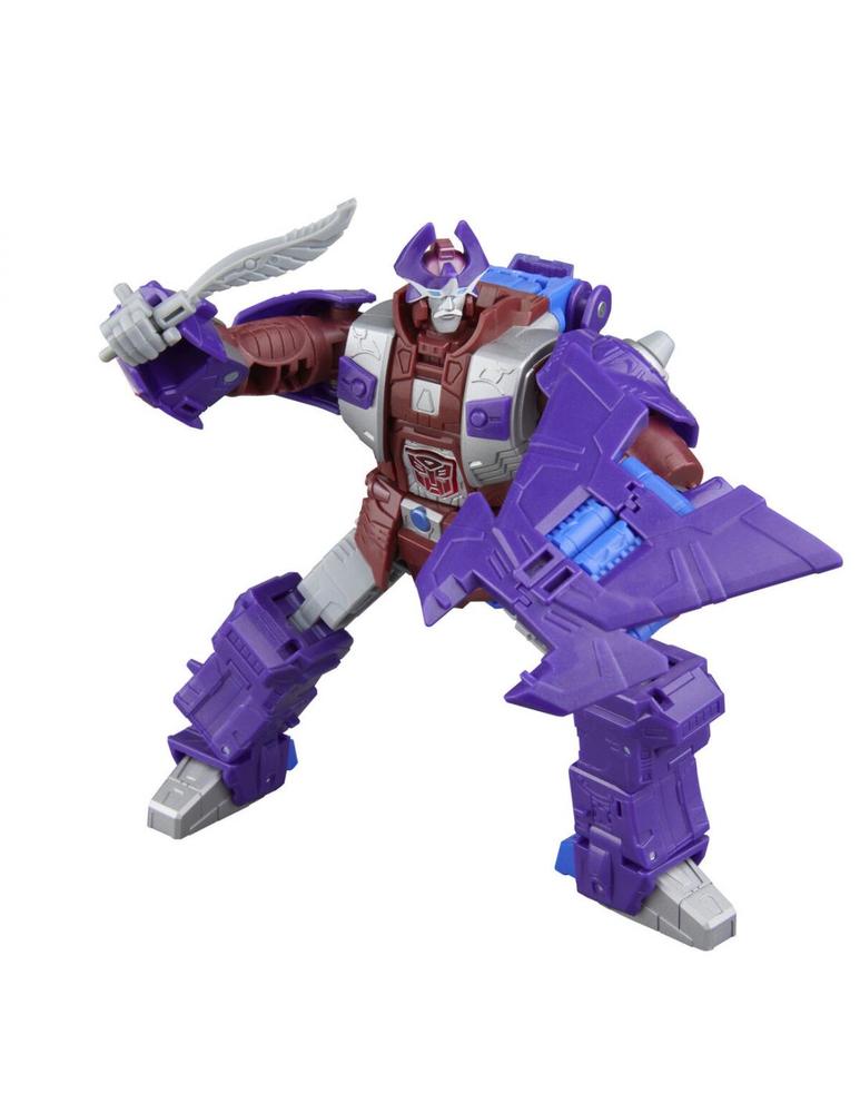 Figura hasbro transformers age of the primes deluxe class alpha trion 17.5cm