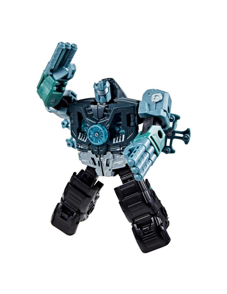 Figura hasbro transformers age of the primes deluxe class micronus prime 14cm
