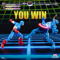 Pack 2 figuras hasbro marvel legends gamerverse captain america vs venom
