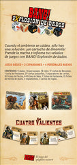 Juego de mesa bang explosion de dados