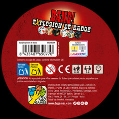 Juego de mesa bang explosion de dados