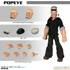 Figura mezco toyz popeye one:12 collective re - run popeye 15.5cm