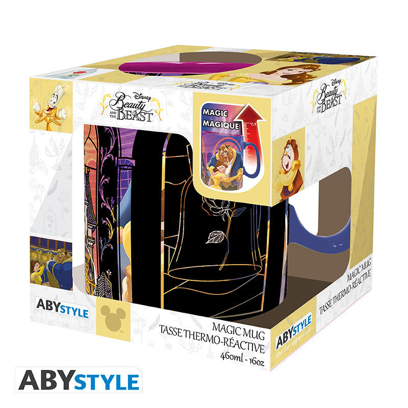 Taza termica abystyle disney la bella y la bestia 460ml